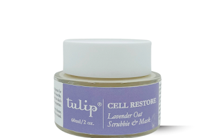 Cell Restore Lavender Oat Face Scrubbie