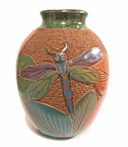 Miniature Pot:  Dragonfly