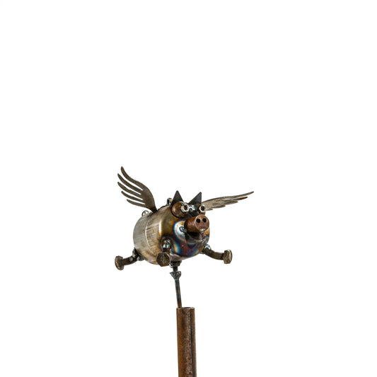 Small Flying Pig with Stake
