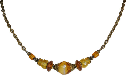 Necklace: Bits of Bliss: Amber (Qty. 1)