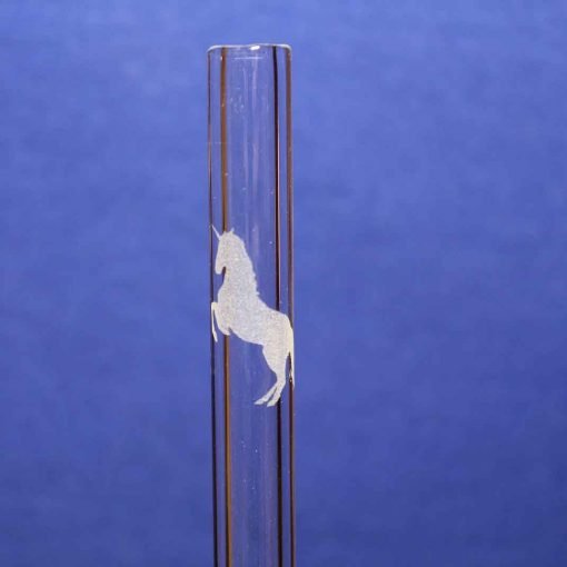 Etched Unicorn 9.5 mm 8 inch