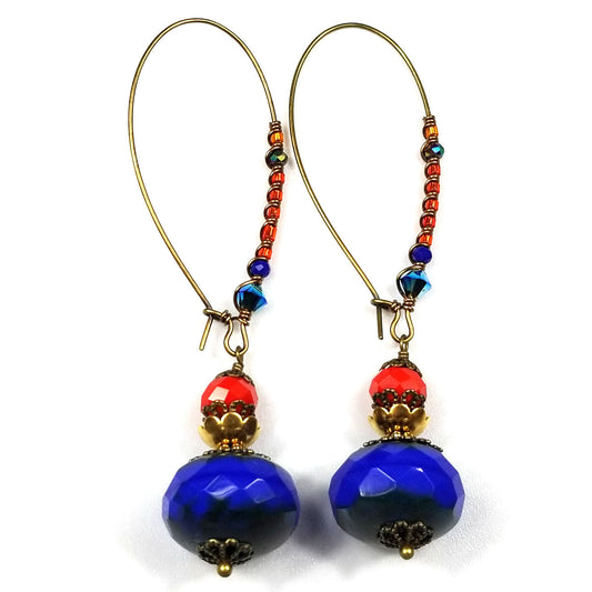 Earrings: Nomads: Royal Czech Glass (Qty. 1 Pair)