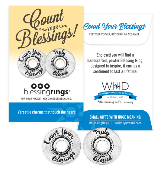 Count Your Blessings Blessing Ring Envelope