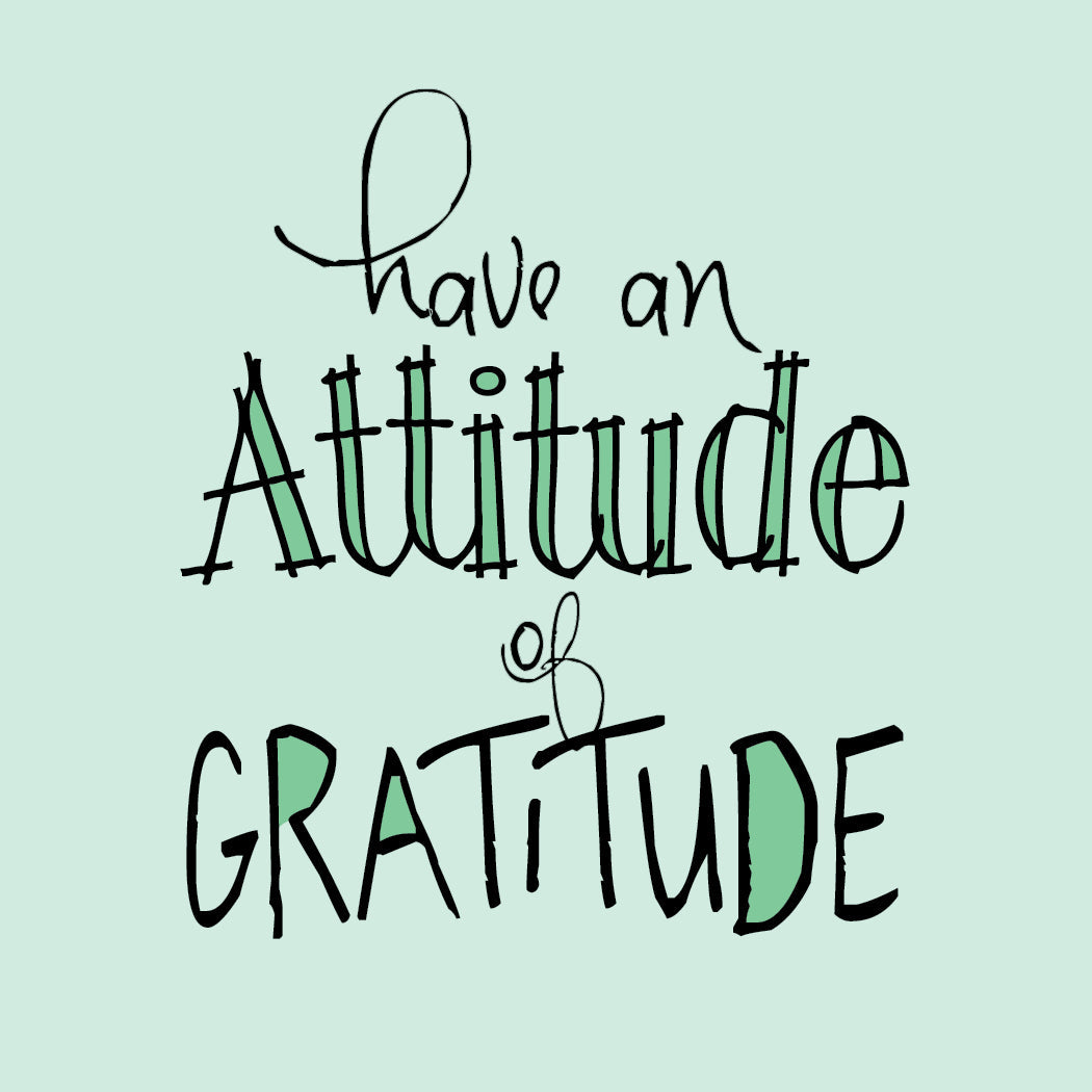 Attitude of Gratitude-Cuff Card