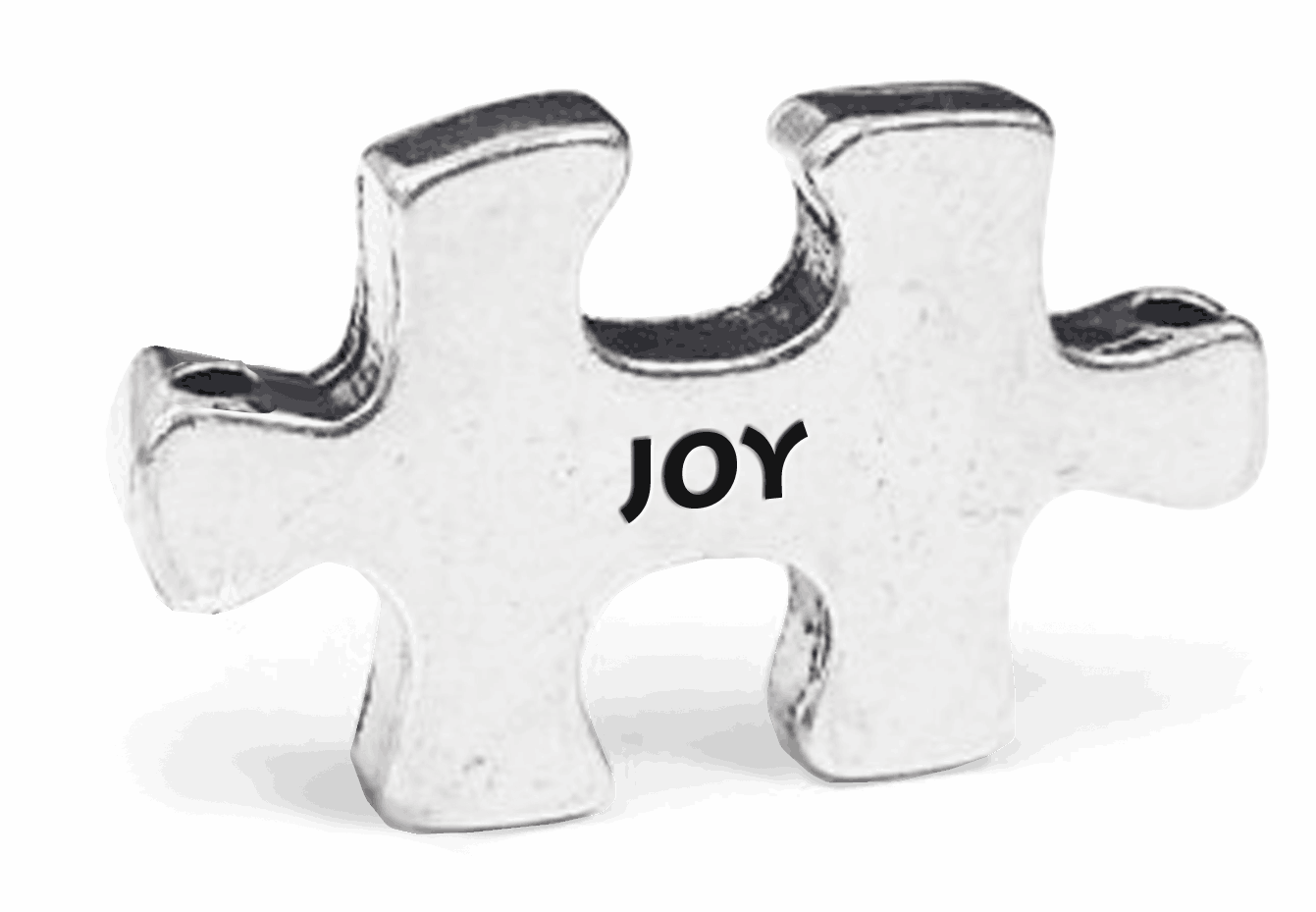 Joy Puzzle Token on 30&quot; Ball Chain