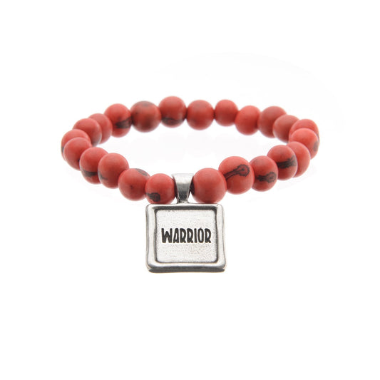 Acai Seeds of Life Bracelet with Wax Seal - Tiger Red