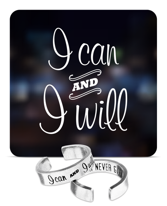 I Can & I Will Inspire Ring