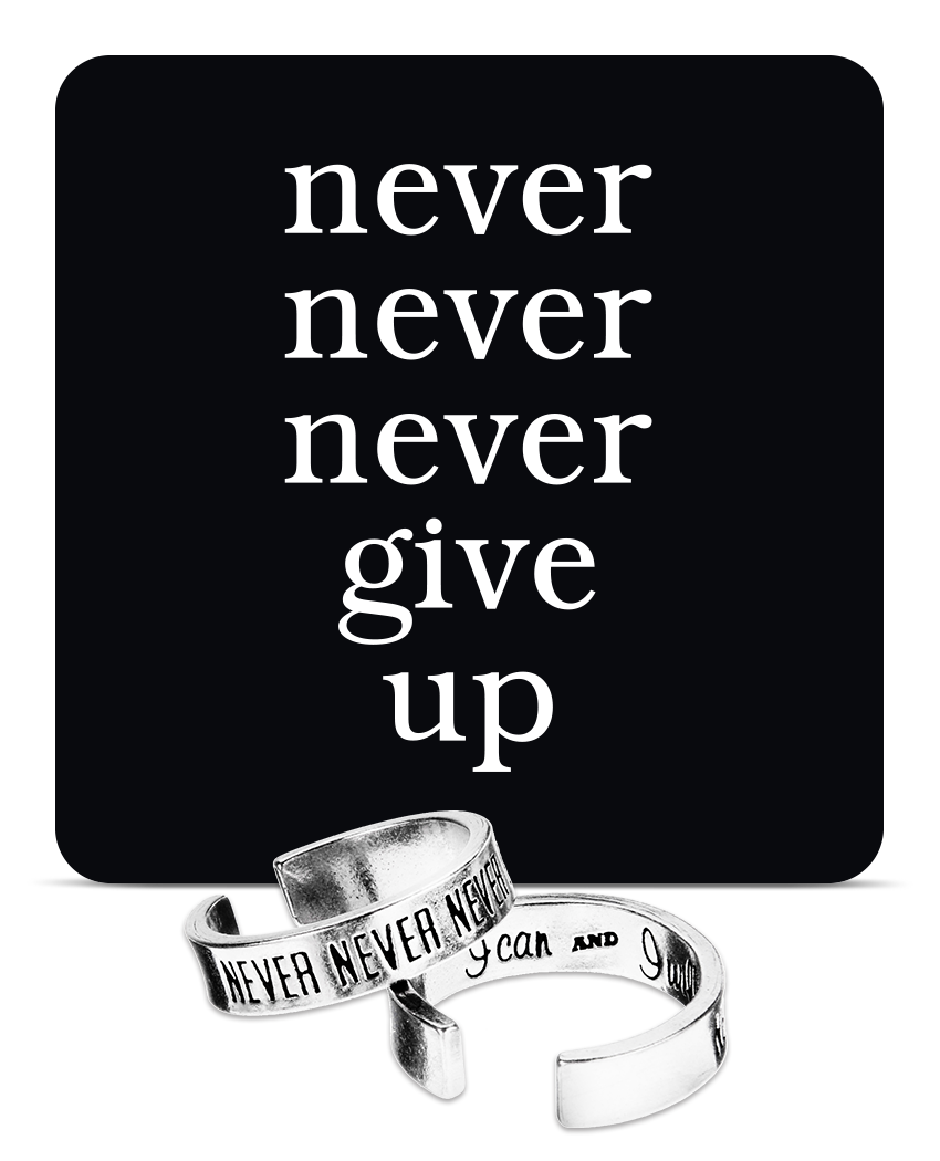 Never Never Never Give Up