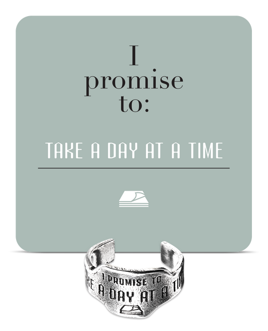 Take One Day at a Time Promise Ring