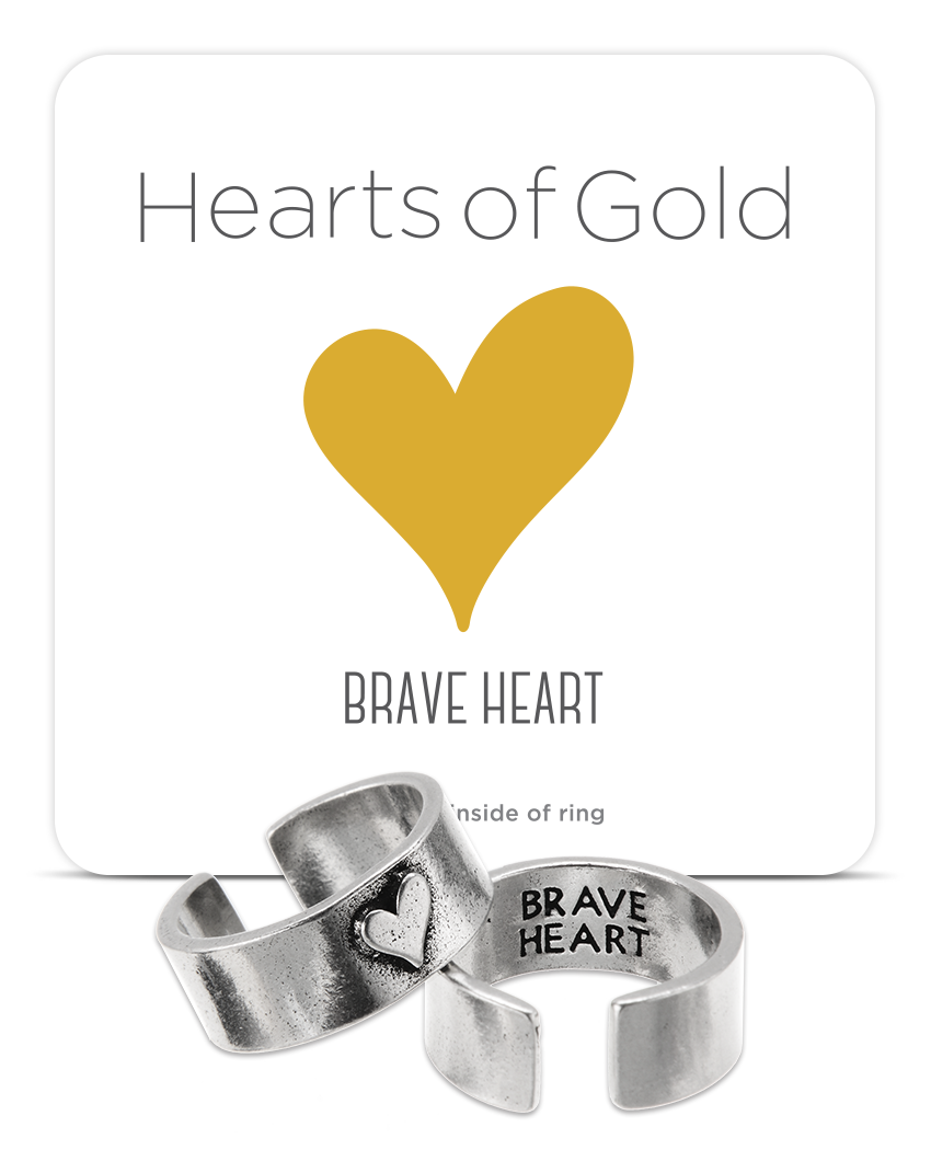 Brave Heart HOG Heart Ring