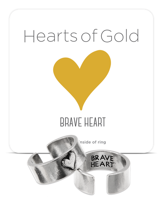 Brave Heart HOG Heart Ring