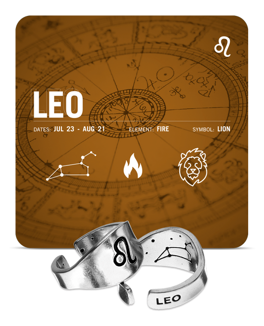 Zodiac Ring - Leo - Celestial