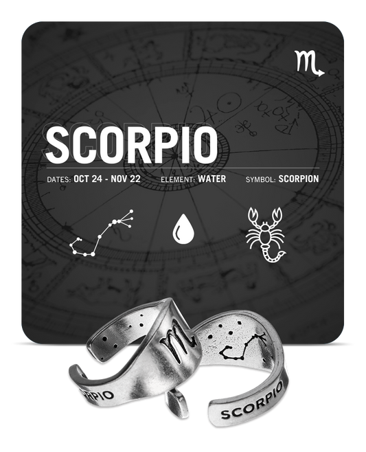 Zodiac Ring - Scorpio - Celestial