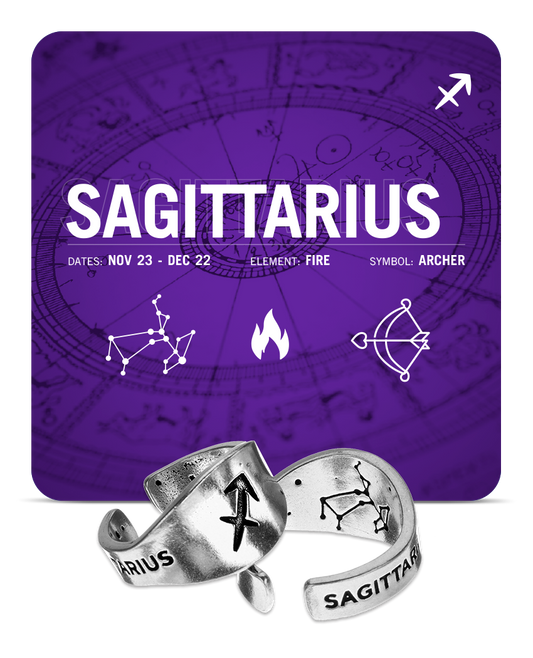 Zodiac Ring - Sagittarius - Celestial