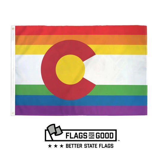 Rainbow Colorado Pride Flag
