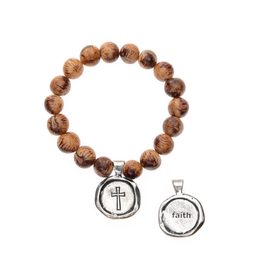 Acai Seeds Of Life Bracelet with Wax Seal - Tiger Natural