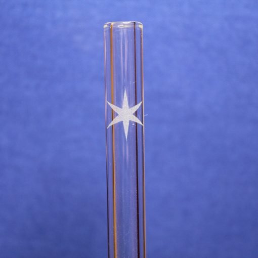 Etched 6 point Star 9.5 mm 8 inch