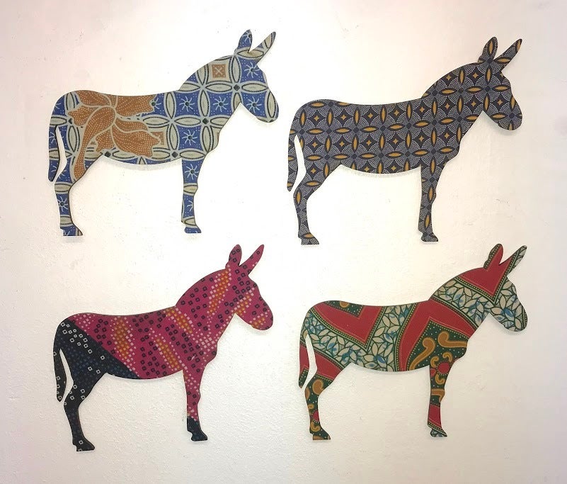 Donkey Fabric Magnet (min. 5)