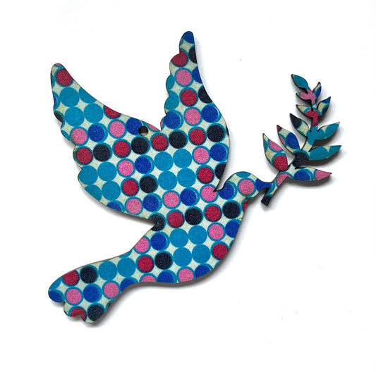 Dove Fabric Magnet (min. 5)