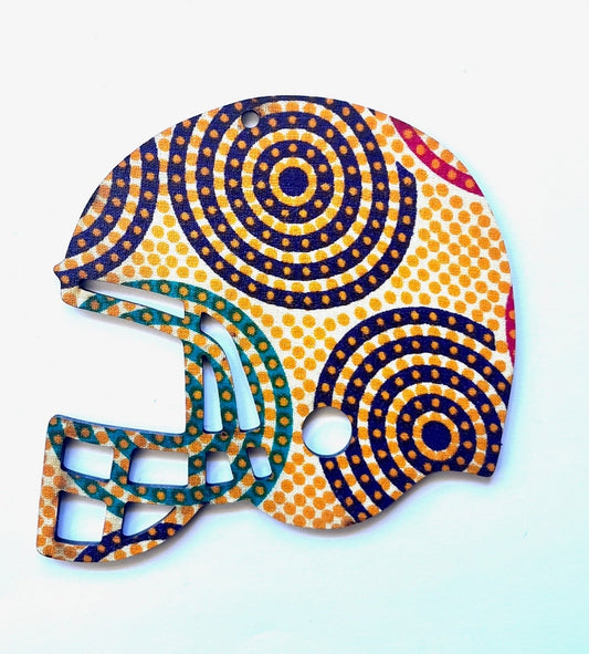 Football Helmet Fabric Magnet (min. 5)