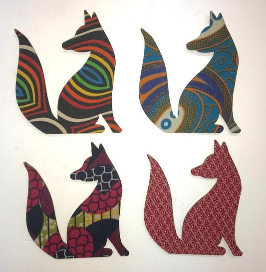 Fox Fabric Magnet (min. 5)