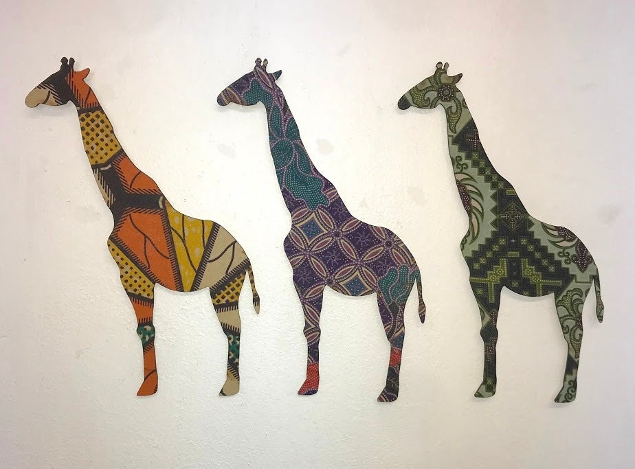 Giraffe Fabric Magnet (min. 5)