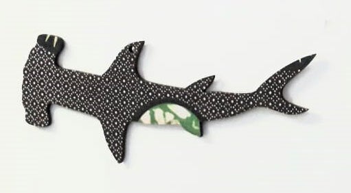 Hammerhead Shark Fabric Magnet (min. 5)