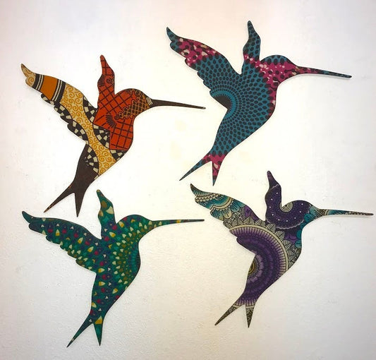 Hummingbird Fabric Magnet (min. 5)