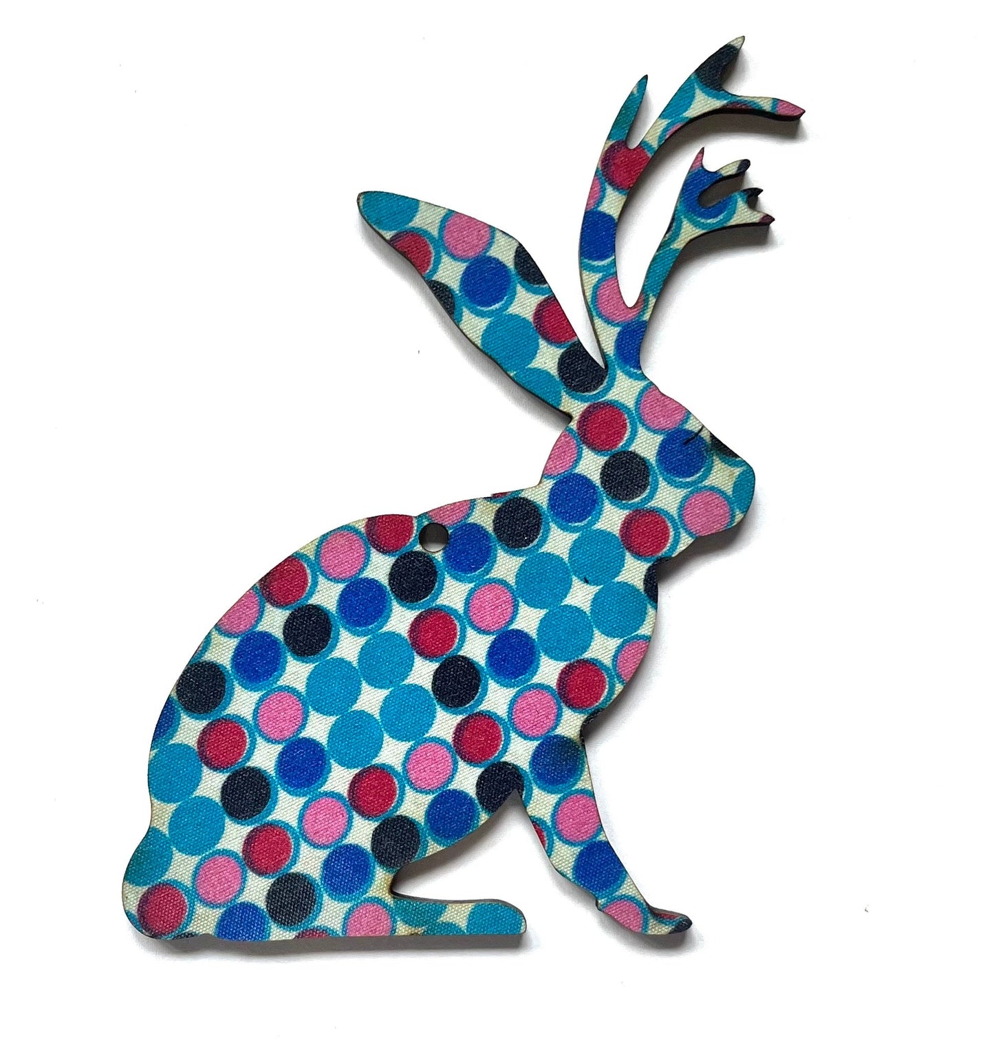 Jackalope Fabric Magnet (min. 5)