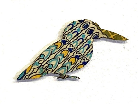 Kingfisher Fabric Magnet (min. 5)