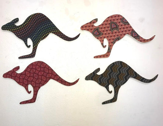 Kangaroo Fabric Magnet (min. 5)