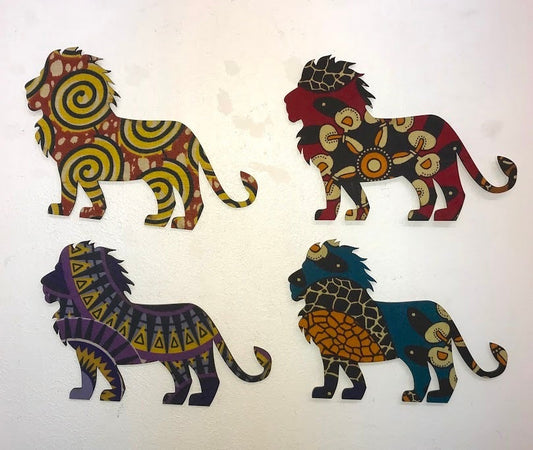 Lion Fabric Magnet (min. 5)