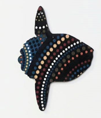 Mola Mola Fabric Magnet (min. 5)