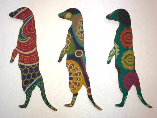 Meerkat Fabric Magnet (min. 5)