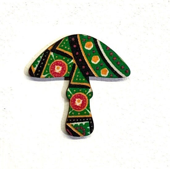 Mushroom Fabric Magnet (min. 5)