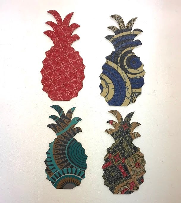 Pineapple Fabric Magnet (min. 5)