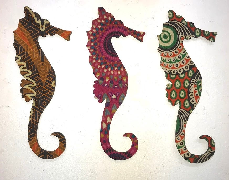 Seahorse Fabric Magnet (min. 5)