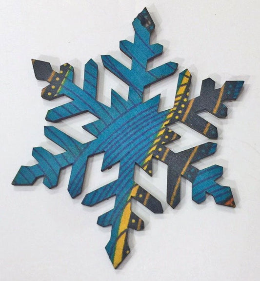 Snowflake Fabric Magnet (min. 5)