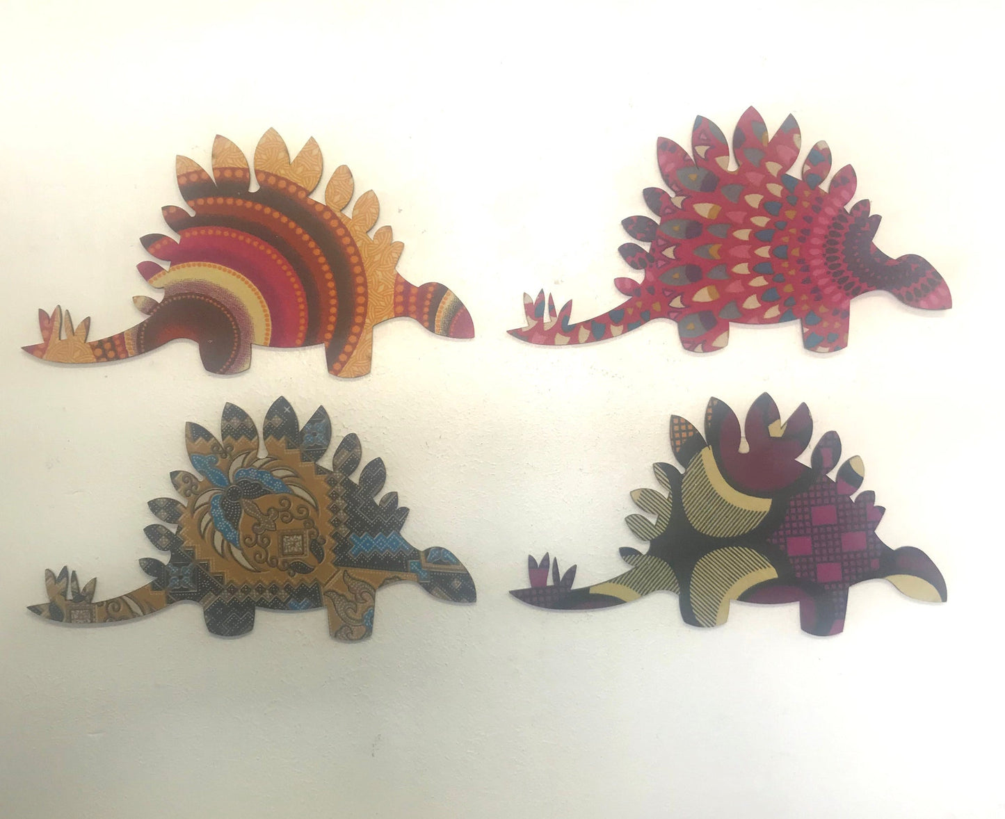 Stegosaurus Fabric Magnet (min. 5)