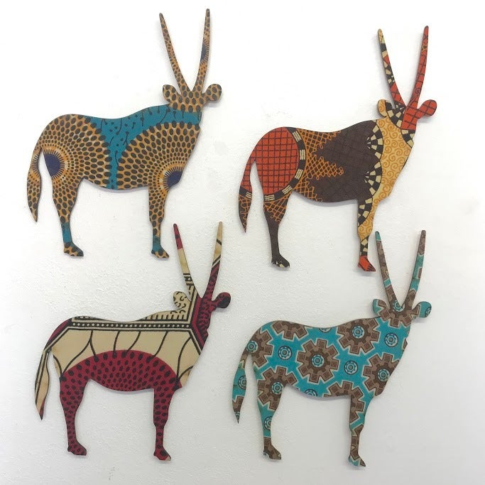 Gemsbok (Oryx) Fabric Ornament (min. 2)