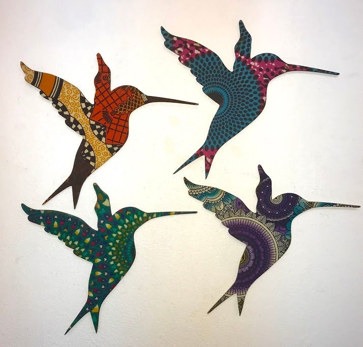 Hummingbird Fabric Ornament (min. 2)