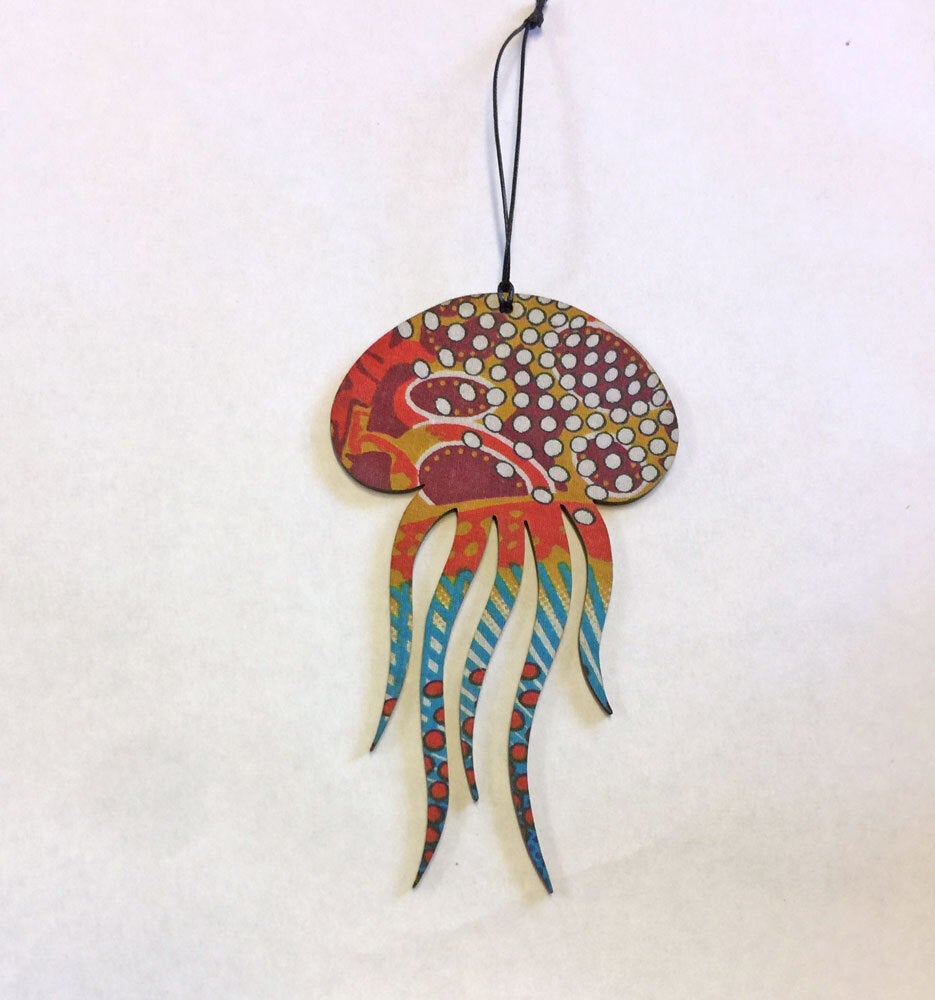 Jellyfish Fabric Ornament (min. 2)