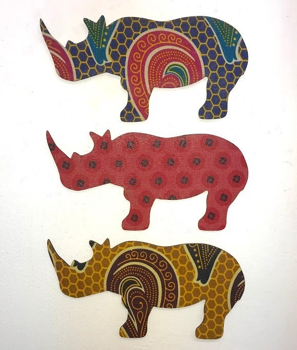 Rhino Fabric Ornament (min. 2)