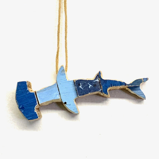 Hammerhead Shark Wood Ornament (min. 3)