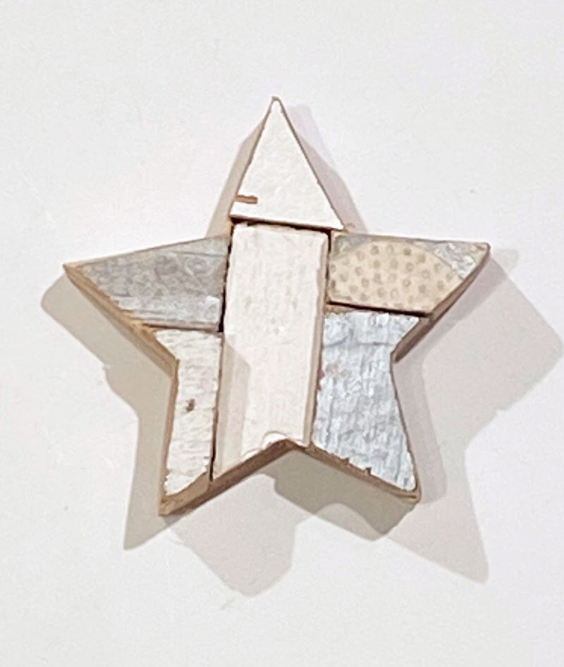 Star Wood Ornament (min. 3)