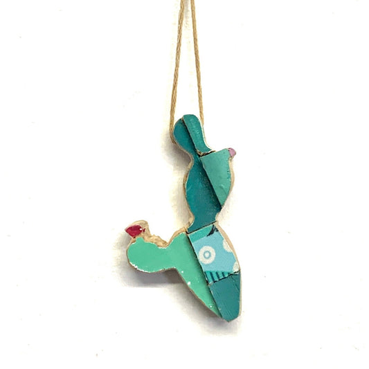 Prickly Pear Wood Ornament (min. 3)