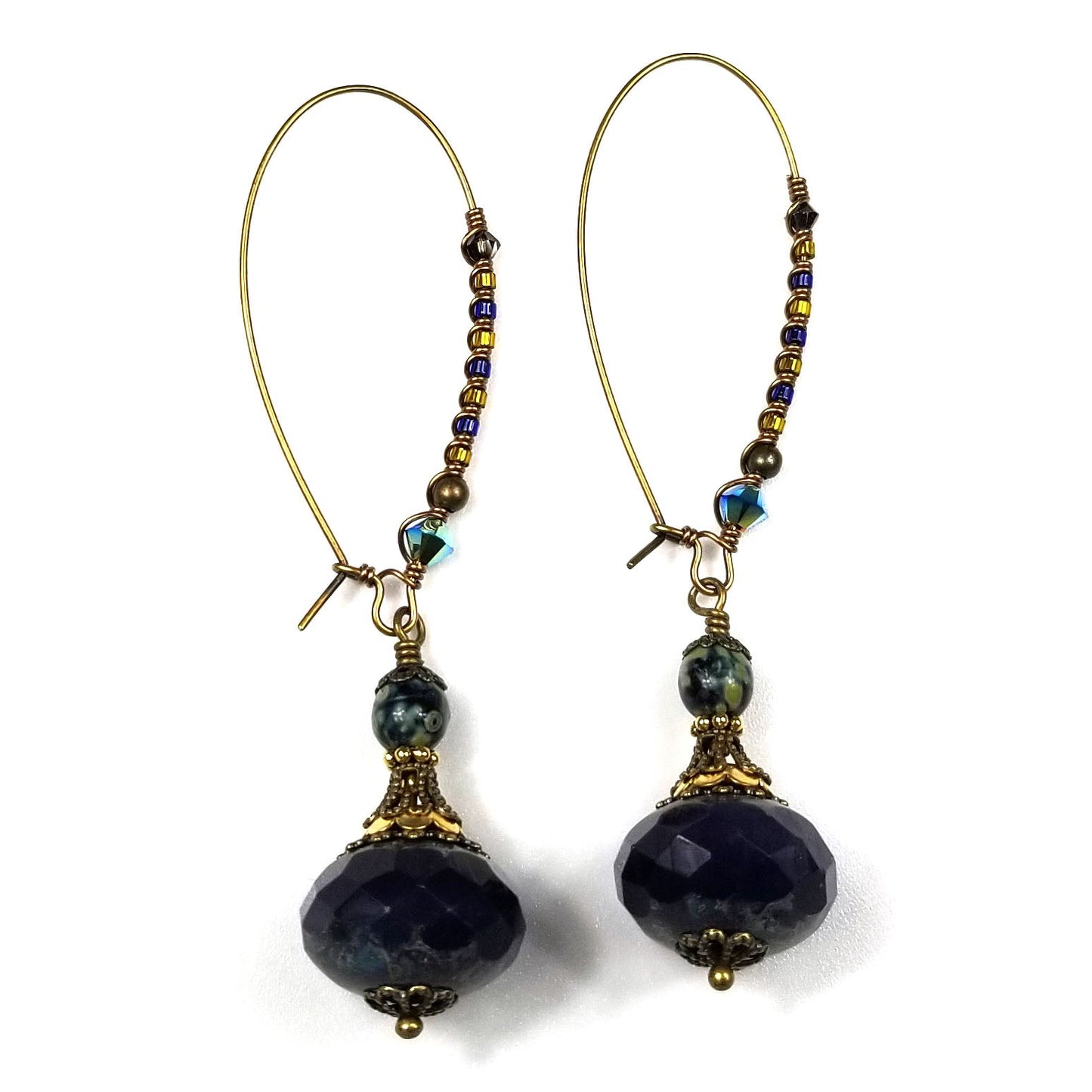 Earrings: Nomads: Navy (Qty. 1 Pair)
